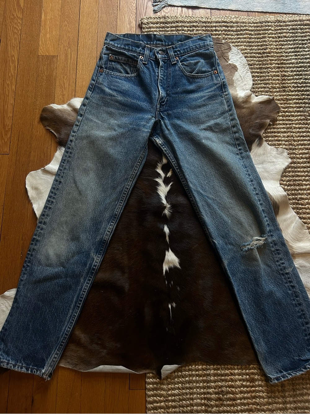 Levi's Women's Faded Straight Leg Jeans